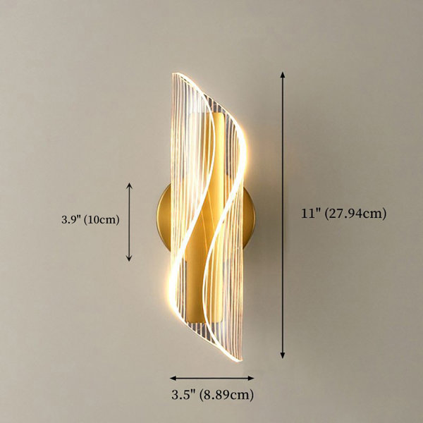 Mercer41 Zinc Alloy LED Armed Sconce Wayfair